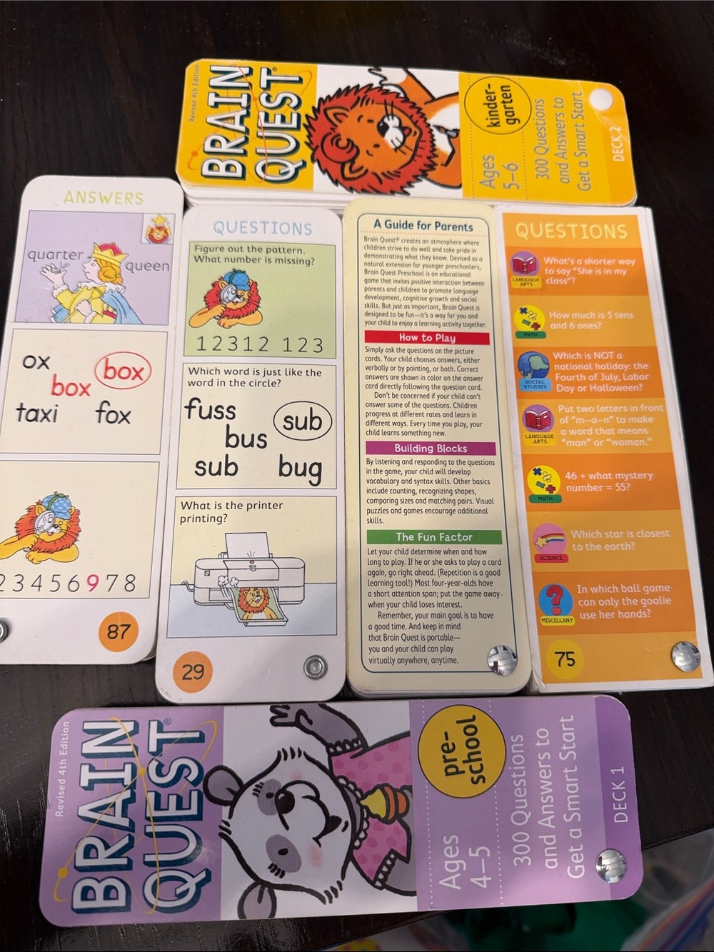Brain Quest Flash Cards